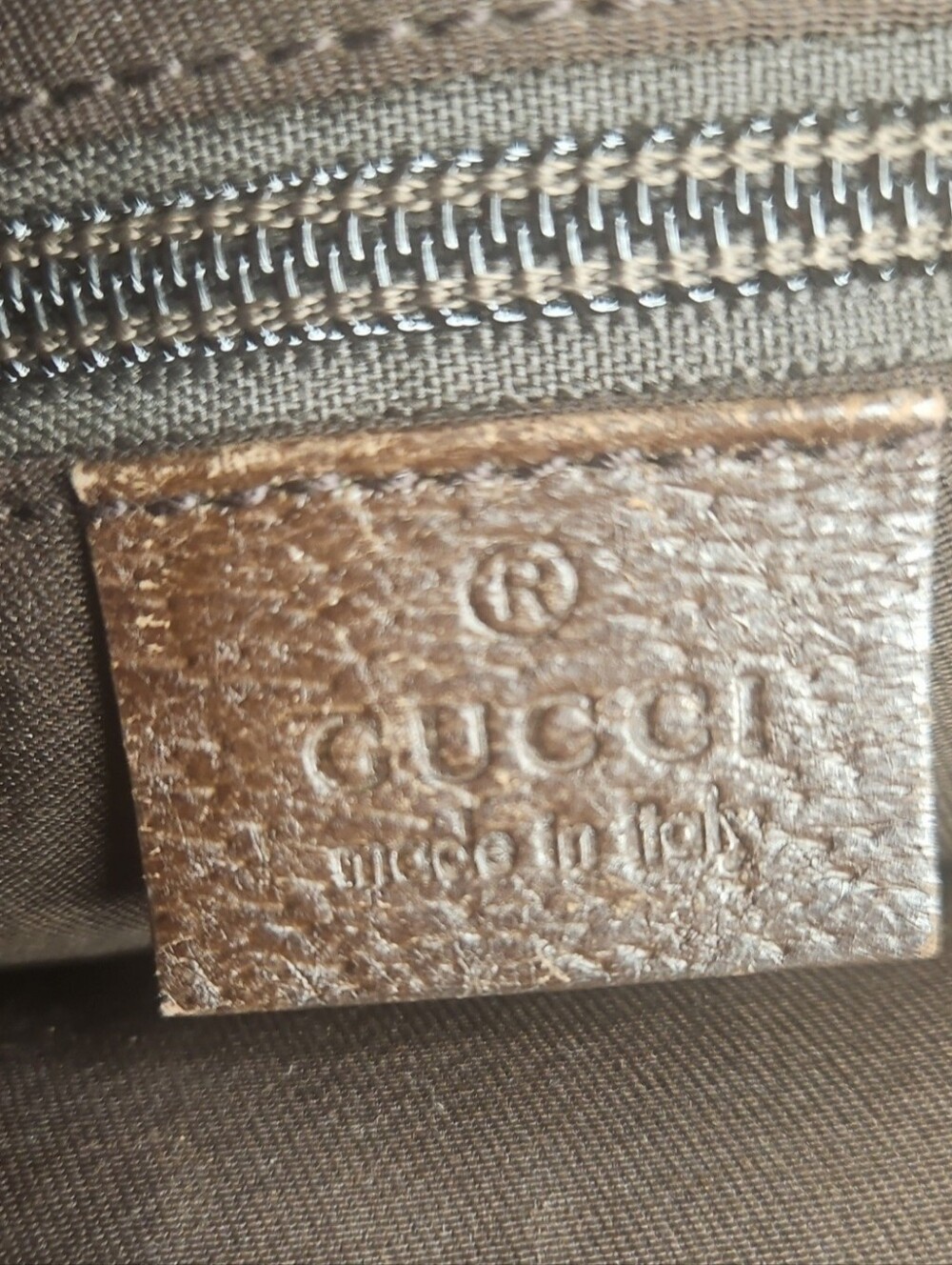 Authentic Gucci GG Supreme Canvas Messenger Crossbody Bag Beige Brown - Picture 11 of 14